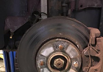 Brake Disk Split on Two Halves