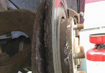 Brake Disk Split on Two Halves